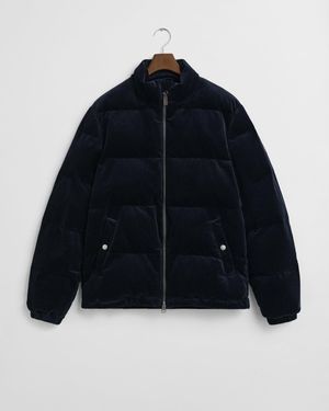 GANT Cord Puffer Jacket - Blue