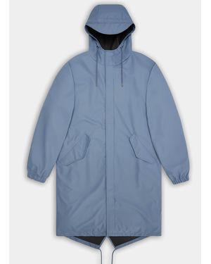 Rains Fishtail Parka - Blue