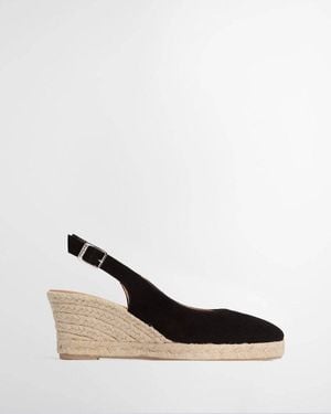 Barbour Hazel Suede Espadrilles - Natural