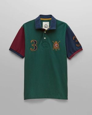 Joules Woody Embellished Polo Shirt - Green