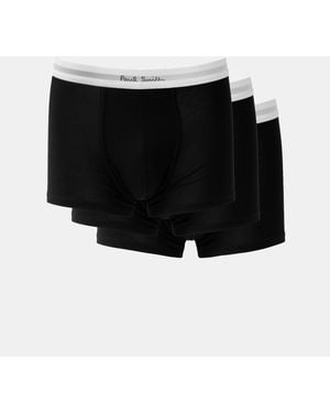 Paul Smith 3-Pack Band Trunks - Black