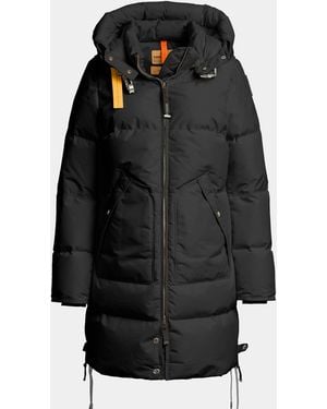 Parajumpers Long Bear Hooded Down Coat - Black