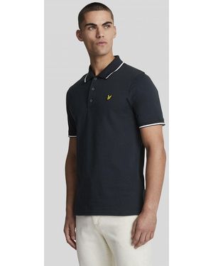 Lyle & Scott Lyle & Scott Tipped Polo Shirt Sp1524Vog - Blue