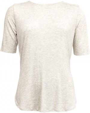 Maison Scotch S/S Zip Closure Top - White