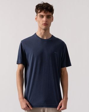 GANT Short Sleeve Sunfaded T-Shirt - Blue