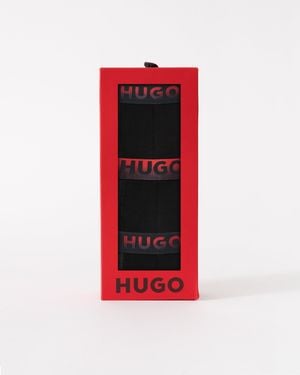 HUGO Spray 3-Pack Trunks - Black