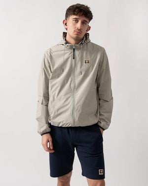 Aquascutum Rlg Badge Reversible Sailor Jacket - Grey