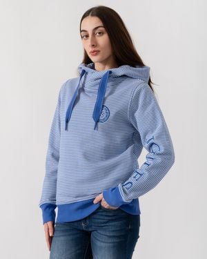 Joules Rushton Cowl Neck Hoodie - Blue