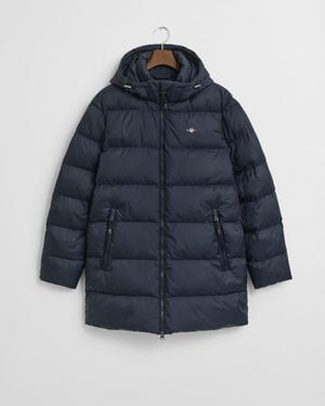 GANT Active Cloud Mid Length Puffer Jacket - Blue