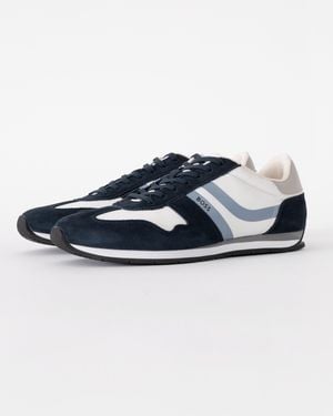BOSS Levon Runn Nymi Trainers - Blue