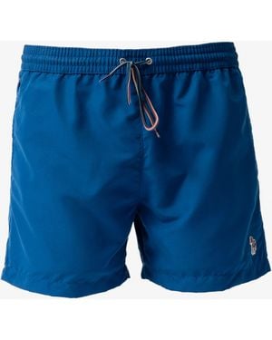 Paul Smith Zebra Swim Shorts - Blue