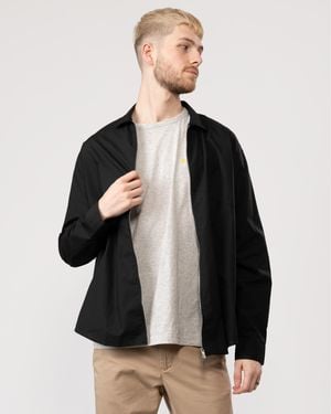 ARMANI EXCHANGE Zip Overshirt - Black