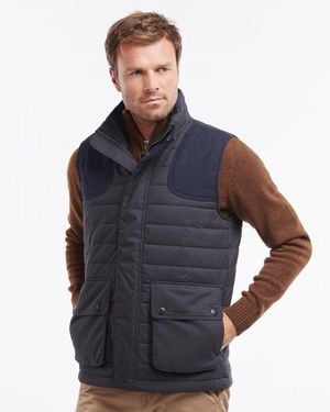 Barbour Bradford Padded Gilet , Size: L - Blue