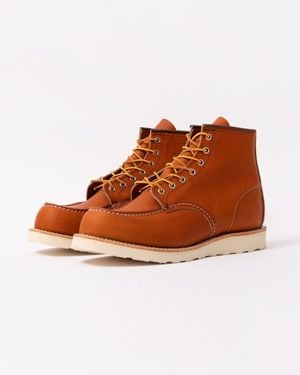 Red Wing 6 Inch Moc Toe Boot - Brown