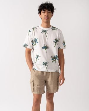 Paul Smith Ps Casual Fit Flower T-Shirt - Multicolour