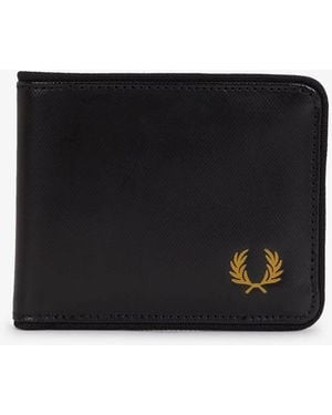 Fred Perry Tonal Coated Polyester Billfold - Black