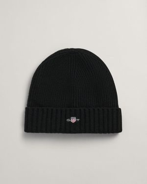 GANT Shield Wool Beanie Colour: 5 - Black