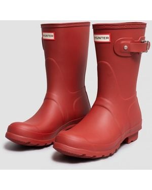 HUNTER Original Short Wellies - Red
