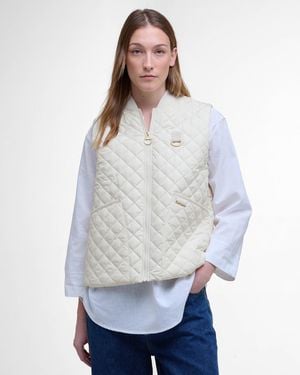 Barbour Rosalie Gilet - White