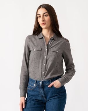 Crew Spot Relaxed Shirt - Grey