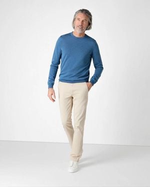 Oliver Sweeney Camber Crew Neck Sweater Size: M - Blue