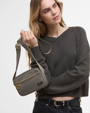 Barbour Qualify Micro Crossbody Bag - Grey