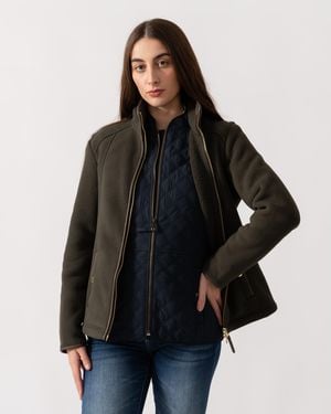 Joules Heritage Full Zip Fleece - Green