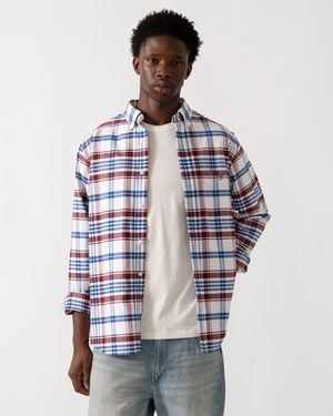 GANT Long Sleeve Classic Oxford Check Shirt - Blue
