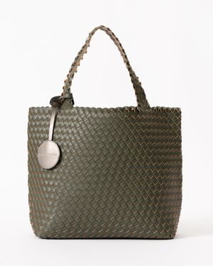 Ilse Jacobsen Reversable Braided Shopper - Green