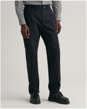 GANT Regular Fit Twill Chinos - Blue