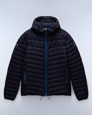 Napapijri A-lapaz Hooded Puffer Jacket - Blue