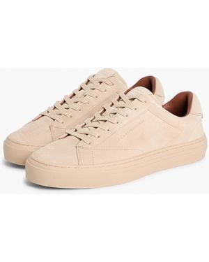 Tommy Hilfiger Park Premium Suede Trainers - Natural
