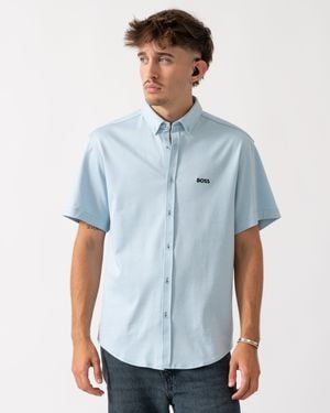 BOSS B_Motion Short Sleeve Shirt 50544784 - Blue