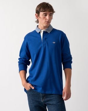GANT Regular Fit Chambray Heavy Rugger - Blue