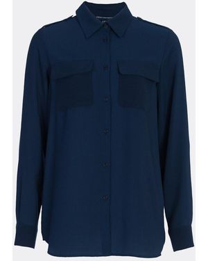 French Connection Pippa Plains Shirt - Blue