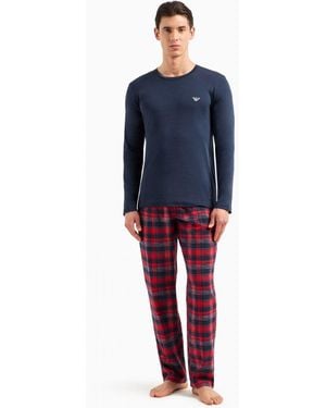 Emporio Armani Pyjama Set - Blue