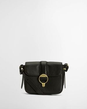 Barbour Mini Rosa Leather Crossbody Bag - Black