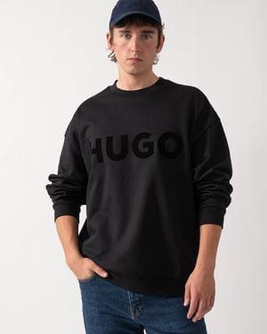 HUGO Dinex Oversized-Fit Sweatshirt - Black