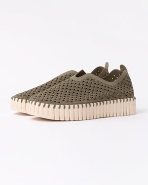 Ilse Jacobsen Tulip Slip-In Platform Shoes - Natural