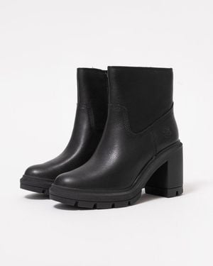 Timberland Allington Heights Mid Zip Up Boots - Black