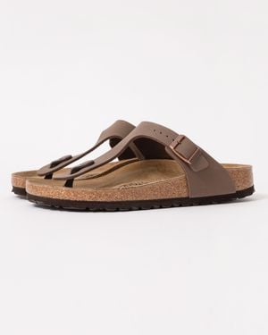 Birkenstock Gizeh Birko-Flor Birkibuc Flip Flop - Brown
