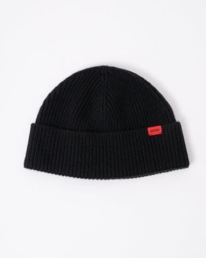 HUGO Xisk Beanie - Black
