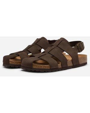 Oliver Sweeney Astorga Calf Leather Fisherman Sandals - Brown