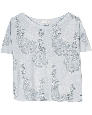 White Stuff Tumble Floral Jersey Tee Aw17 - Blue