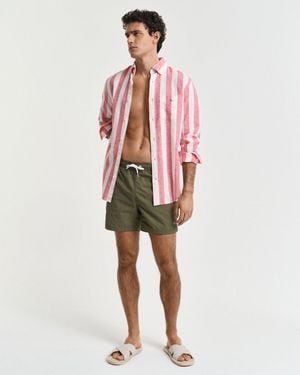 GANT Swim Shorts With Embroidered Shield Logo