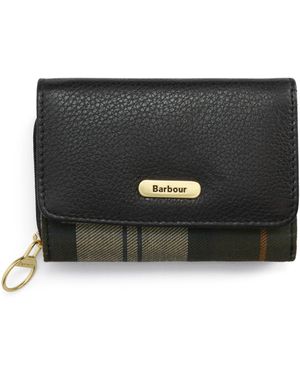 Barbour Rosa Leather French Purse - Black