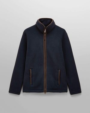 Joules Heritage Full Zip Fleece - Blue