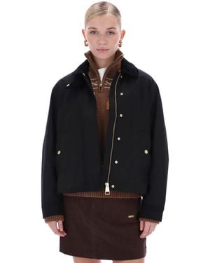 HUNTER Leith Waxed Jacket - Black