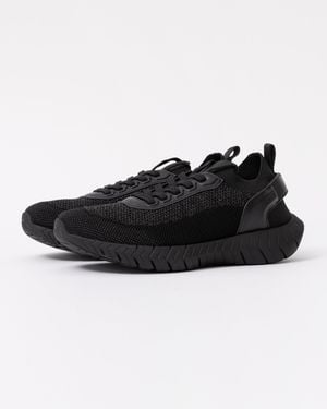 BOSS Motion Sock Trainers With Knitted Uppers - Black