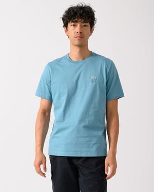 Paul Smith Ps Regular Fit Simple Zebra T-Shirt - Blue